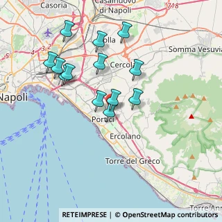 Mappa Via De Nittis, 80055 Portici NA, Italia (3.73231)