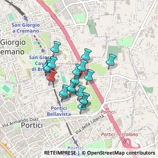 Mappa Via De Nittis, 80055 Portici NA, Italia (0.3445)
