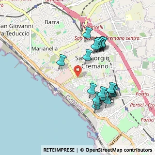 Mappa Via Martin di Luntana, 80055 Portici NA, Italia (0.9825)