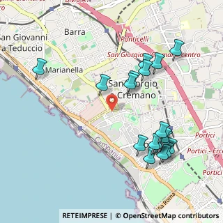 Mappa Via Martin di Luntana, 80055 Portici NA, Italia (1.17)