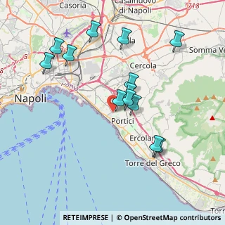 Mappa Via Martin di Luntana, 80055 Portici NA, Italia (4.04077)