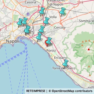 Mappa Via Martin di Luntana, 80055 Portici NA, Italia (4.51)
