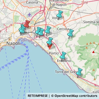 Mappa Via Martin di Luntana, 80055 Portici NA, Italia (4.32091)