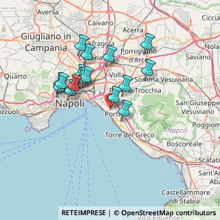 Mappa Via Martin di Luntana, 80055 Portici NA, Italia (6.90765)