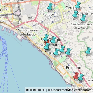 Mappa Via Martin di Luntana, 80055 Portici NA, Italia (2.62357)