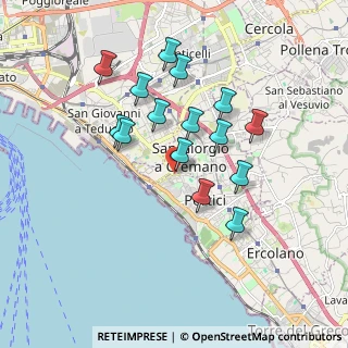 Mappa Via Martin di Luntana, 80055 Portici NA, Italia (1.74267)