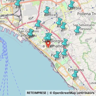 Mappa Via Martin di Luntana, 80055 Portici NA, Italia (2.34267)