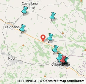 Mappa SS 172 Putignano-Alberobello Km 28+200, 70013 Castellana Grotte BA, Italia (4.99846)