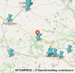 Mappa SS 172 Putignano-Alberobello Km 28+200, 70013 Castellana Grotte BA, Italia (6.17)