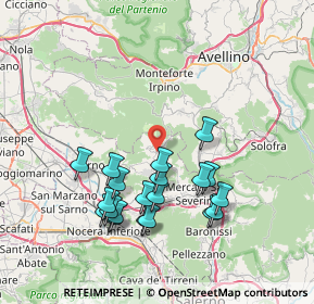 Mappa Via Nunziante Basile, 84082 Bracigliano SA, Italia (7.936)