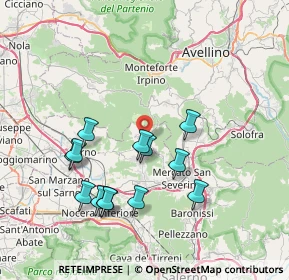 Mappa Via Nunziante Basile, 84082 Bracigliano SA, Italia (7.94)