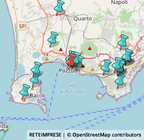 Mappa Via Angelo Compagnone, 80078 Pozzuoli NA, Italia (4.168)