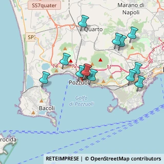 Mappa Via Angelo Compagnone, 80078 Pozzuoli NA, Italia (3.83077)