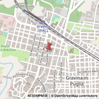 Mappa Via Giardini, 71, 70024 Gravina in Puglia, Bari (Puglia)