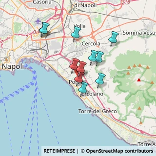 Mappa Via Bonaventura Zumbini, 80055 Portici NA, Italia (3.10273)