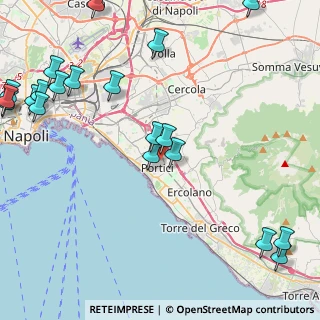 Mappa Via Bonaventura Zumbini, 80055 Portici NA, Italia (6.5265)