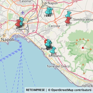 Mappa Via Bonaventura Zumbini, 80055 Portici NA, Italia (4.47143)