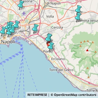 Mappa Via Bonaventura Zumbini, 80055 Portici NA, Italia (6.34429)