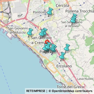 Mappa Via Bonaventura Zumbini, 80055 Portici NA, Italia (1.62154)