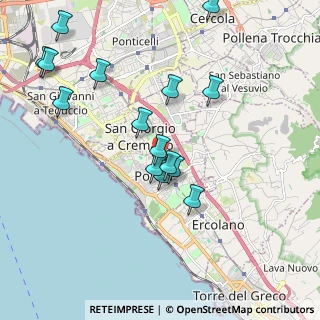 Mappa Via Bonaventura Zumbini, 80055 Portici NA, Italia (2.17667)