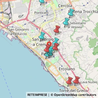 Mappa Via Bonaventura Zumbini, 80055 Portici NA, Italia (1.93154)