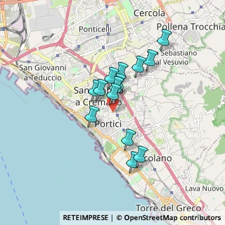 Mappa Via Bonaventura Zumbini, 80055 Portici NA, Italia (1.46214)