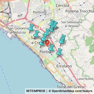Mappa Via Bonaventura Zumbini, 80055 Portici NA, Italia (1.31615)