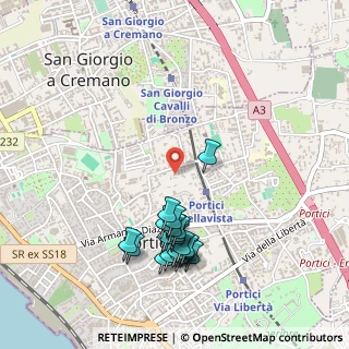 Mappa Via Bonaventura Zumbini, 80055 Portici NA, Italia (0.5515)