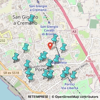 Mappa Via Bonaventura Zumbini, 80055 Portici NA, Italia (0.6215)