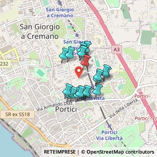 Mappa Via Bonaventura Zumbini, 80055 Portici NA, Italia (0.336)