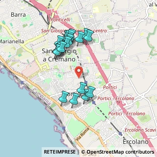 Mappa Via Bonaventura Zumbini, 80055 Portici NA, Italia (0.9255)