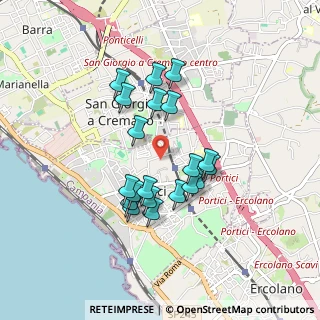 Mappa Via Bonaventura Zumbini, 80055 Portici NA, Italia (0.8005)