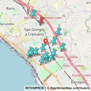 Mappa Via Bonaventura Zumbini, 80055 Portici NA, Italia (0.87333)