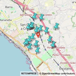 Mappa Via Bonaventura Zumbini, 80055 Portici NA, Italia (0.7845)