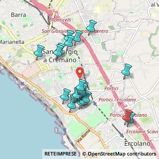 Mappa Via Bonaventura Zumbini, 80055 Portici NA, Italia (0.999)