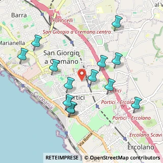 Mappa Via Bonaventura Zumbini, 80055 Portici NA, Italia (1.08)
