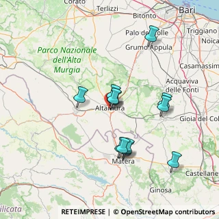 Mappa Sede temporanea, 70022 Altamura BA, Italia (14.3575)