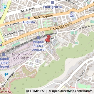 Mappa Via Campegna, 36, 80125 Napoli, Napoli (Campania)