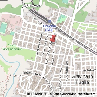 Mappa Corso Aldo Moro, 118, 70024 Gravina in Puglia, Bari (Puglia)