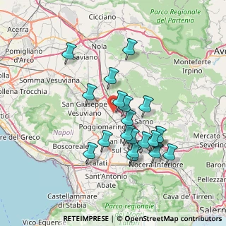Mappa SP Pataffio, 80040 Striano NA, Italia (7.1755)