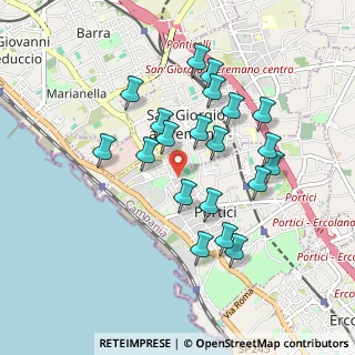 Mappa Via S. Cristoforo, 80055 Portici NA, Italia (0.9065)
