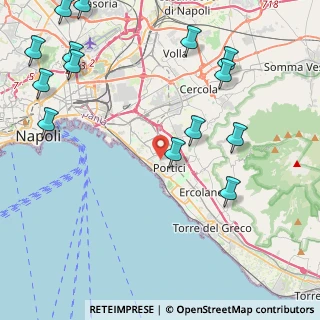 Mappa Via S. Cristoforo, 80055 Portici NA, Italia (6.14929)