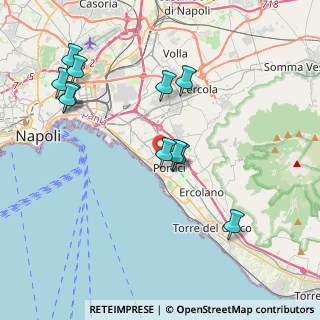 Mappa Via S. Cristoforo, 80055 Portici NA, Italia (4.45091)