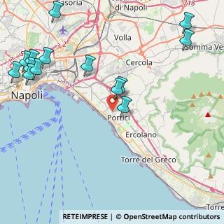 Mappa Via S. Cristoforo, 80055 Portici NA, Italia (6.05786)