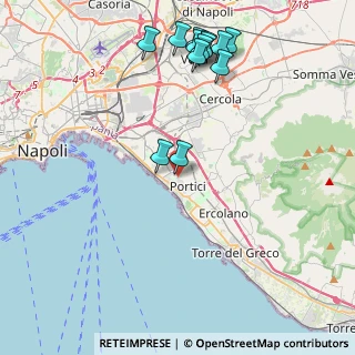 Mappa Via S. Cristoforo, 80055 Portici NA, Italia (5.11923)