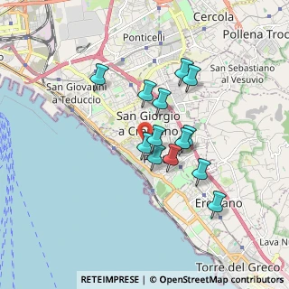Mappa Via S. Cristoforo, 80055 Portici NA, Italia (1.50154)