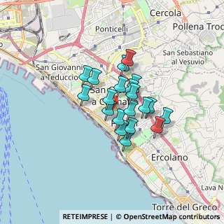 Mappa Via S. Cristoforo, 80055 Portici NA, Italia (1.2025)