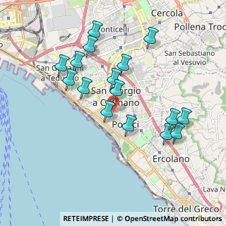 Mappa Via S. Cristoforo, 80055 Portici NA, Italia (1.99563)