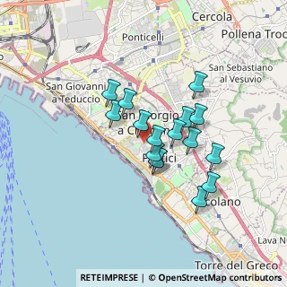 Mappa Via S. Cristoforo, 80055 Portici NA, Italia (1.43063)