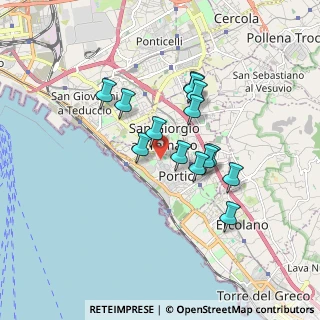 Mappa Via S. Cristoforo, 80055 Portici NA, Italia (1.50214)